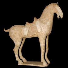 Terracotta figure of a horse